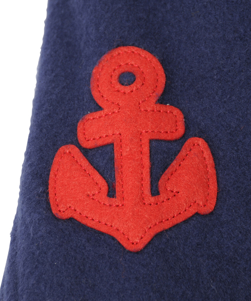 X-girl Stages(エックスガールステージス)の「FLEECE DUFFLE COAT (4T~7T)(ダッフルコート・キッズ・ベージュ/ネイビー・6T/7T/4T/5T)」の6枚目の写真