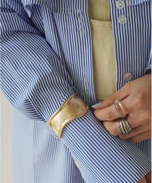 Port（ポート）の「ボリューム ウェーブ ワイドバングル（バングル/リストバンド）」