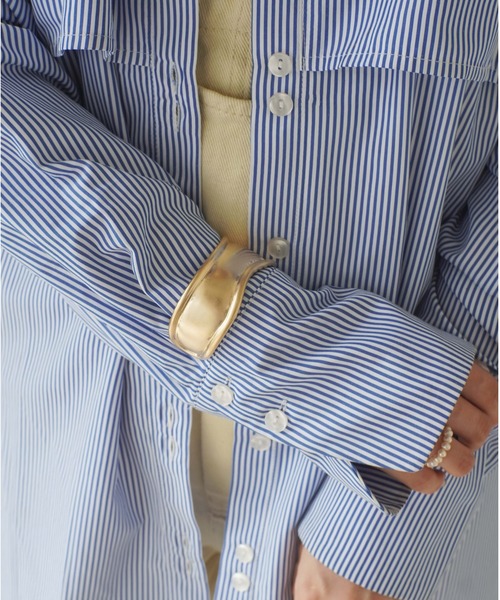 Port(ポート)の「ボリューム ウェーブ ワイドバングル(バングル/リストバンド・レディース・シルバー/ゴールド/シルバー系その他/ゴールド系その他・FREE)」の13枚目の写真