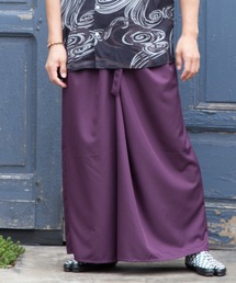 【カヤ】袴見立てメンズワイドパンツ