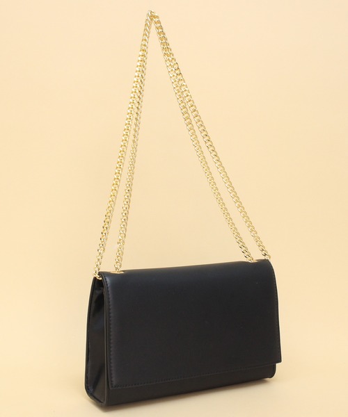 LuuNa（ルーナ）の「2WAY チェーン クラッチ ショルダー バッグ（ショルダーバッグ・レディース・ブラック/ネイビー/キャメル・FREE）」の14枚目の写真