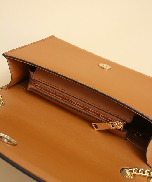 LuuNa（ルーナ）の「2WAY チェーン クラッチ ショルダー バッグ（ショルダーバッグ・レディース・ブラック/ネイビー/キャメル・FREE）」の9枚目の写真