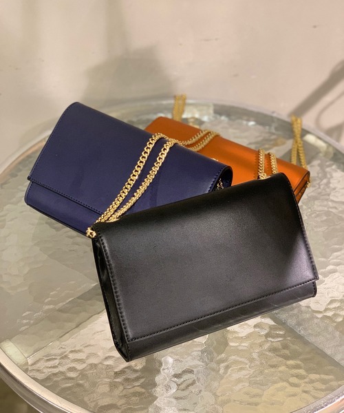 LuuNa（ルーナ）の「2WAY チェーン クラッチ ショルダー バッグ（ショルダーバッグ・レディース・ブラック/ネイビー/キャメル・FREE）」の5枚目の写真