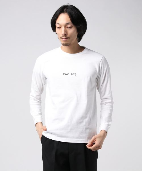 NUMBER (N)INE(ナンバーナイン)の「Face×NUMBER (N)INE_LONG SLEEVE T-SHIRT #1(Tシャツ/カットソー・メンズ・ホワイト/ブラック・2/4/3/5)」の13枚目の写真