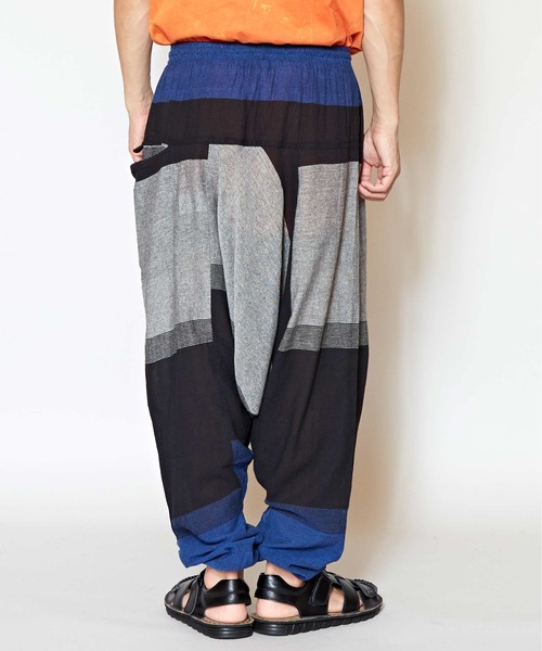 チャイハネ(チャイハネ)の「【チャイハネ】yul 旅するサルエルパンツ(ユニセックス)(その他パンツ・メンズ・レッド/カーキ/ブルー・FREE)」の8枚目の写真