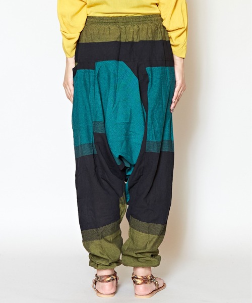 チャイハネ(チャイハネ)の「【チャイハネ】yul 旅するサルエルパンツ(ユニセックス)(その他パンツ・メンズ・レッド/カーキ/ブルー・FREE)」の15枚目の写真