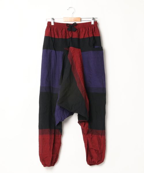 チャイハネ(チャイハネ)の「【チャイハネ】yul 旅するサルエルパンツ(ユニセックス)(その他パンツ・メンズ・レッド/カーキ/ブルー・FREE)」の16枚目の写真