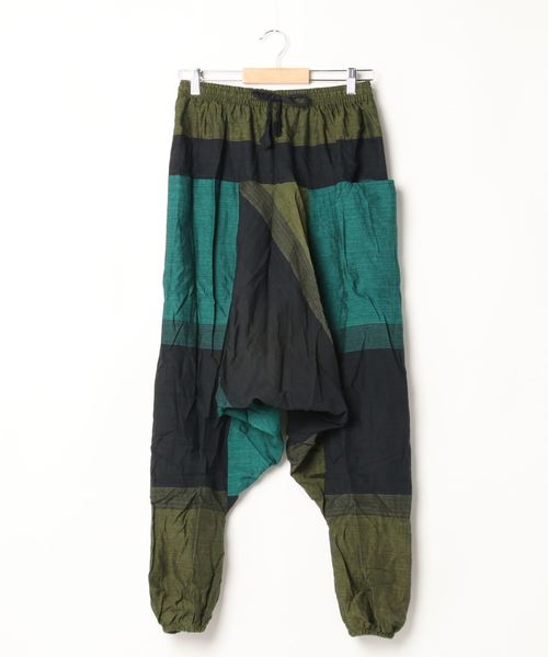 チャイハネ(チャイハネ)の「【チャイハネ】yul 旅するサルエルパンツ(ユニセックス)(その他パンツ・メンズ・レッド/カーキ/ブルー・FREE)」の12枚目の写真