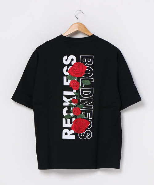 FUNALIVE（ファンアライブ）の「【RINGS】ルーズシルエット 半袖Tシャツ（Tシャツ/カットソー・メンズ・ホワイト/グリーン/ブラック系その他/グリーン系その他/ホワイト×ブルー/ブルー系その他/ブラック系その他2/サックスブルー/ベージュ/ブラック×ブルー/ホワイト×レッド/ブラック×レッド/ブラック・M/L）」の16枚目の写真