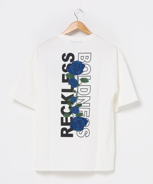 FUNALIVE（ファンアライブ）の「【RINGS】ルーズシルエット 半袖Tシャツ（Tシャツ/カットソー・メンズ・ホワイト/グリーン/ブラック系その他/グリーン系その他/ホワイト×ブルー/ブルー系その他/ブラック系その他2/サックスブルー/ベージュ/ブラック×ブルー/ホワイト×レッド/ブラック×レッド/ブラック・M/L）」の18枚目の写真