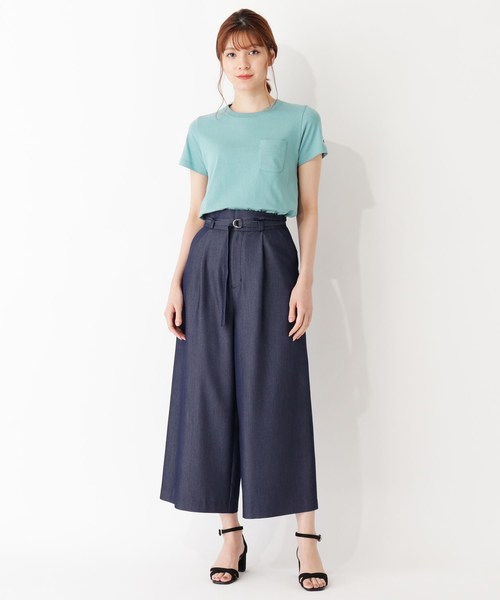 Champion(チャンピオン)の「Champion ポケットTシャツ(Tシャツ/カットソー・レディース・オフホワイト/グリーン/イエロー系7/オレンジ/ブラック・03/02)」の8枚目の写真