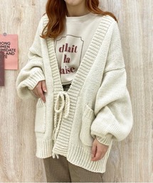 apres jour | 袖ボリュームカーディガン【ZOZOTOWN限定アイテム】【10AP】(カーディガン/ボレロ)