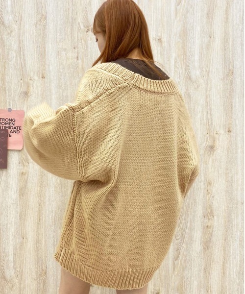 apres jour(アプレジュール)の「袖ボリュームカーディガン【ZOZOTOWN限定アイテム】【10AP】(カーディガン/ボレロ・レディース・モカ/アイボリー/ベージュ・X-LARGE/フリー)」の14枚目の写真