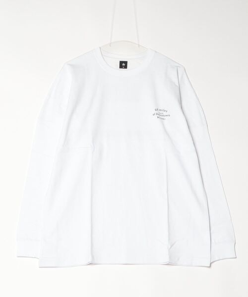 INNOCENT(イノセント)の「バックプリントドルマンスリーブTシャツ(Tシャツ/カットソー・メンズ・ベージュ/ホワイト/ブラック・LARGE/MEDIUM)」の1枚目の写真