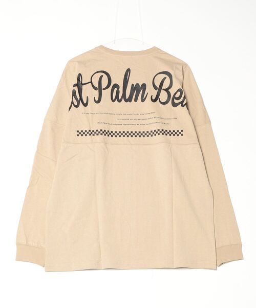 INNOCENT(イノセント)の「バックプリントドルマンスリーブTシャツ(Tシャツ/カットソー・メンズ・ベージュ/ホワイト/ブラック・LARGE/MEDIUM)」の4枚目の写真