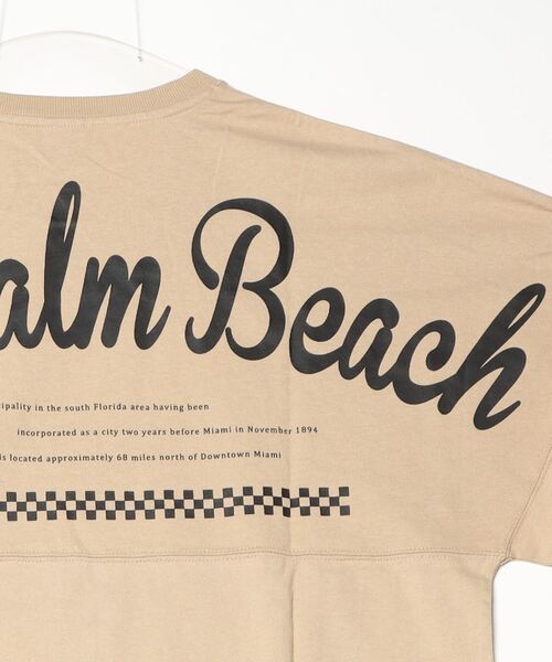 INNOCENT(イノセント)の「バックプリントドルマンスリーブTシャツ(Tシャツ/カットソー・メンズ・ベージュ/ホワイト/ブラック・LARGE/MEDIUM)」の6枚目の写真