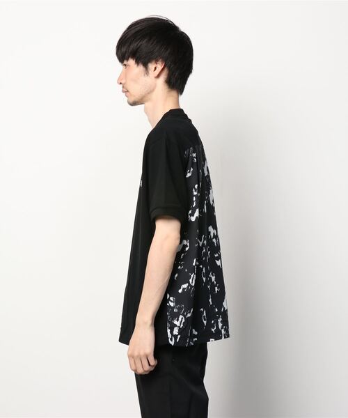 FRED PERRY（フレッドペリー）の「Mix Panelled Tee Shirt（Tシャツ/カットソー・メンズ・ホワイト/ブラック・S/M/L）」の7枚目の写真