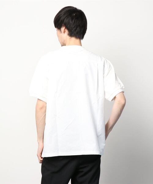 FRED PERRY（フレッドペリー）の「Mix Panelled Tee Shirt（Tシャツ/カットソー・メンズ・ホワイト/ブラック・S/M/L）」の9枚目の写真