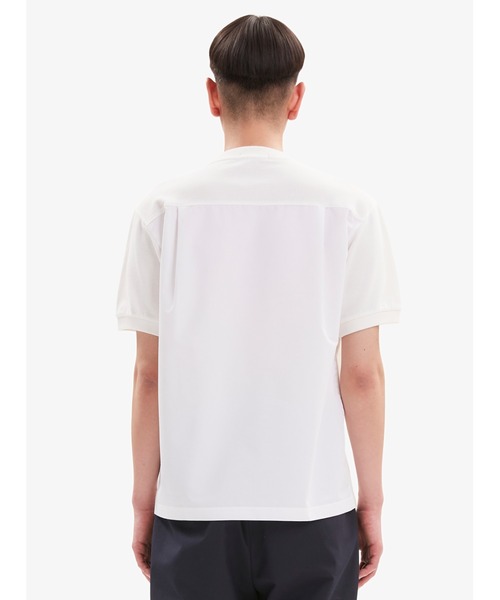 FRED PERRY（フレッドペリー）の「Mix Panelled Tee Shirt（Tシャツ/カットソー・メンズ・ホワイト/ブラック・S/M/L）」の6枚目の写真
