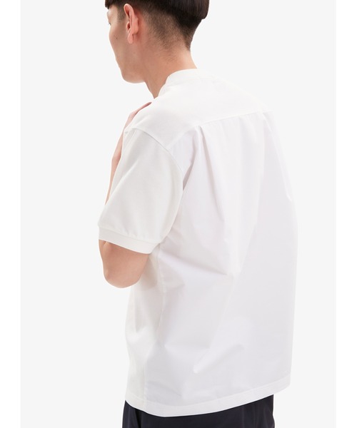 FRED PERRY（フレッドペリー）の「Mix Panelled Tee Shirt（Tシャツ/カットソー・メンズ・ホワイト/ブラック・S/M/L）」の4枚目の写真