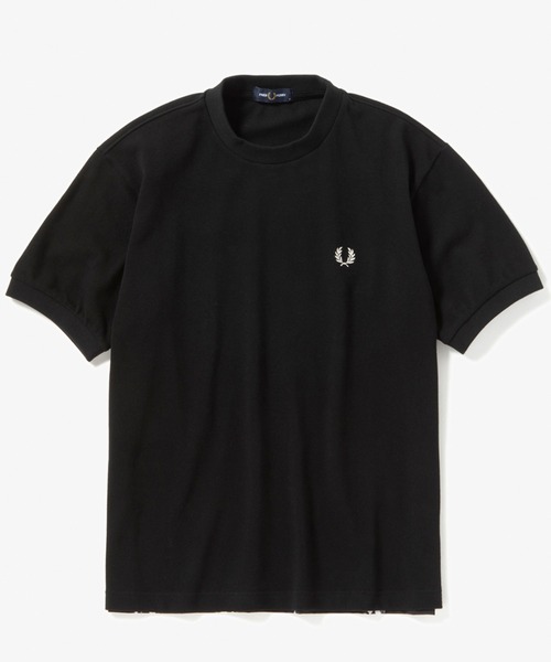 FRED PERRY（フレッドペリー）の「Mix Panelled Tee Shirt（Tシャツ/カットソー・メンズ・ホワイト/ブラック・S/M/L）」の13枚目の写真