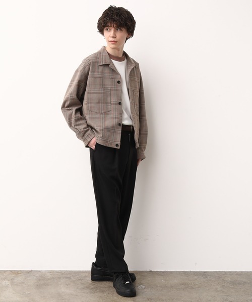 JUNRED（ジュンレッド）の「チェックトラッカーブルゾン（ブルゾン・メンズ・ベージュ/グレー・S/M/L）」の18枚目の写真