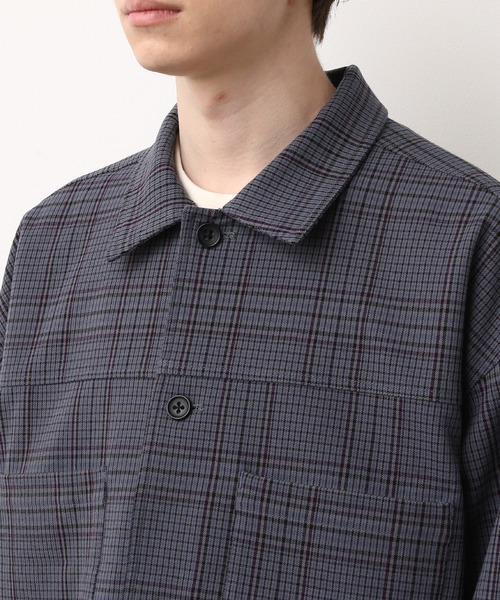 JUNRED（ジュンレッド）の「チェックトラッカーブルゾン（ブルゾン・メンズ・ベージュ/グレー・S/M/L）」の10枚目の写真