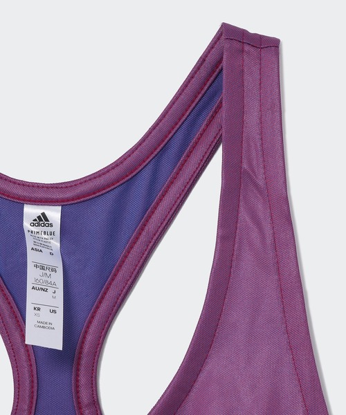 adidas（アディダス）の「プライムブルー タンクトップ [W PRIMEBLUE
