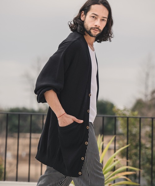 セール】mcg2810-ドルマンスリーブロングカーディガン（カーディガン