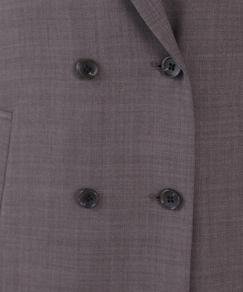 LOWRYS FARM(ローリーズファーム)の「バスケットルーズジャケット 925736(テーラードジャケット・レディース・チャコールグレー/イエロー/グリーン/アイボリー・FREE)」の14枚目の写真