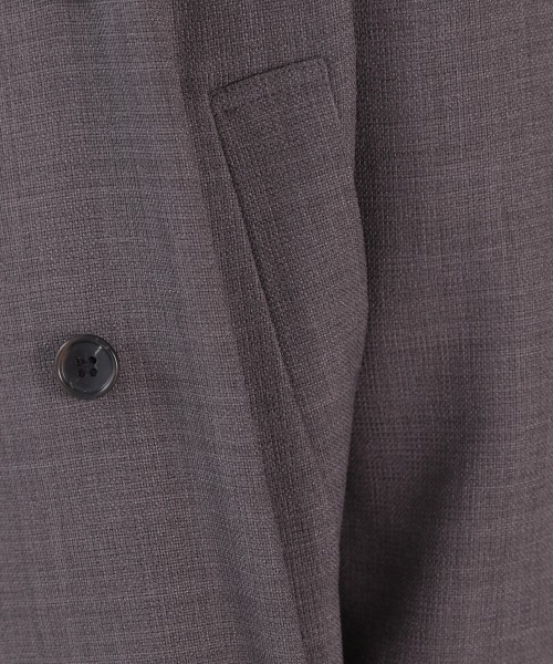 LOWRYS FARM(ローリーズファーム)の「バスケットルーズジャケット 925736(テーラードジャケット・レディース・チャコールグレー/イエロー/グリーン/アイボリー・FREE)」の8枚目の写真