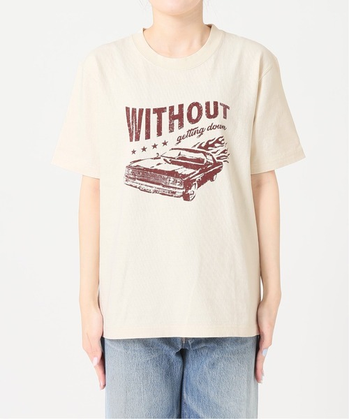 plage（プラージュ）の「VINTAGE CAR Tシャツ◆（Tシャツ/カットソー・レディース・グレー/ナチュラル・FREE）」の16枚目の写真