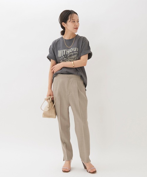 plage（プラージュ）の「VINTAGE CAR Tシャツ◆（Tシャツ/カットソー・レディース・グレー/ナチュラル・FREE）」の9枚目の写真