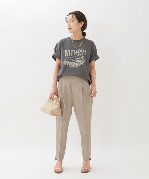 plage（プラージュ）の「VINTAGE CAR Tシャツ◆（Tシャツ/カットソー・レディース・グレー/ナチュラル・FREE）」の13枚目の写真