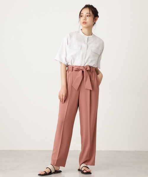 N.(N. Natural Beauty Basic)(エヌエヌナチュラルビューティーベーシック)の「◆ワイドベルトサンダル(サンダル・レディース・ブラック/ブラック系その他/ホワイト・LARGE/MEDIUM)」の9枚目の写真