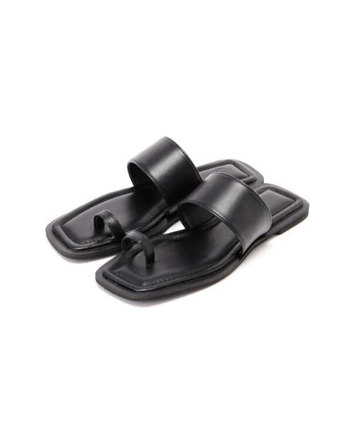 N.(N. Natural Beauty Basic)(エヌエヌナチュラルビューティーベーシック)の「◆ワイドベルトサンダル(サンダル・レディース・ブラック/ブラック系その他/ホワイト・LARGE/MEDIUM)」の21枚目の写真