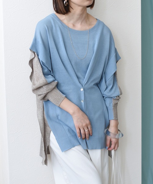 Eimee Law（エイミーロウ）の「バックラメニットTOPS（ニット
