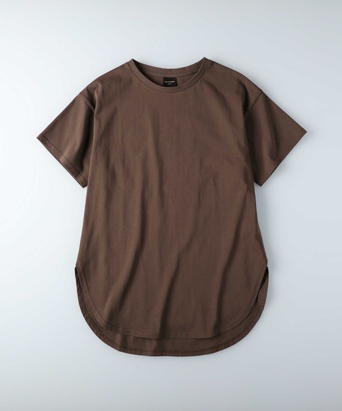 RAG MACHINE（ラグマシーン）の「【RAG MACHINE】ラウンドビッグＴ（Tシャツ/カットソー・レディース・ホワイト/ベージュ/ライトブラウン・M/L/S）」の10枚目の写真