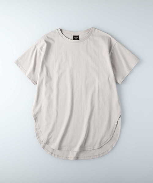 RAG MACHINE（ラグマシーン）の「【RAG MACHINE】ラウンドビッグＴ（Tシャツ/カットソー・レディース・ホワイト/ベージュ/ライトブラウン・M/L/S）」の11枚目の写真