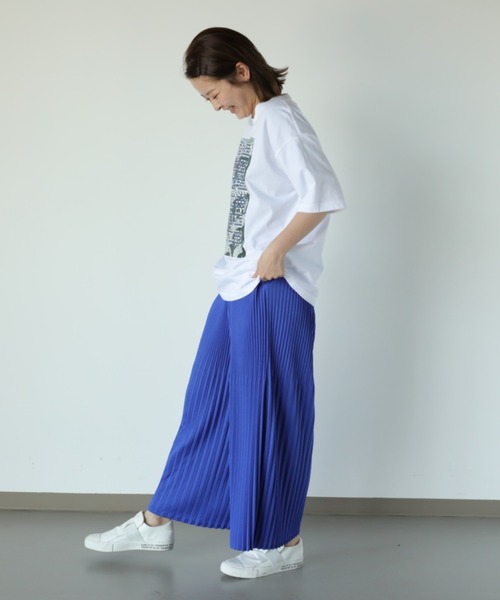 ZUCCa（ズッカ）の「ライトPEスムース/プリーツパンツ（その他