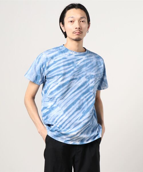 【セール】【MADE IN USA】S/S POCKET TEE TIE DYE CYLINDER / ショートスリーブ ポケット T タイダイ シリンダー（Tシャツ/カットソー）｜Goodwear(Since1983)（グッドウェア）