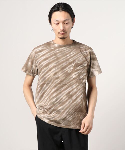 【セール】【MADE IN USA】S/S POCKET TEE TIE DYE CYLINDER / ショートスリーブ ポケット T タイダイ シリンダー（Tシャツ/カットソー）｜Goodwear(Since1983)（グッドウェア）