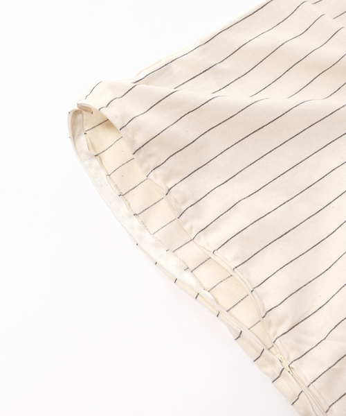 journal standard Furniture （ジャーナルスタンダードファニチャー）の「ふとんカバー ボーダー ダブル（寝具・レディース・アイボリー・FREE）」の5枚目の写真