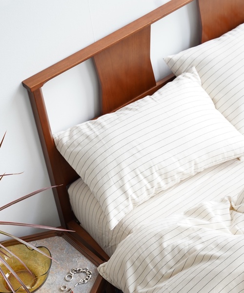 journal standard Furniture （ジャーナルスタンダードファニチャー）の「ふとんカバー ボーダー ダブル（寝具・レディース・アイボリー・FREE）」の12枚目の写真