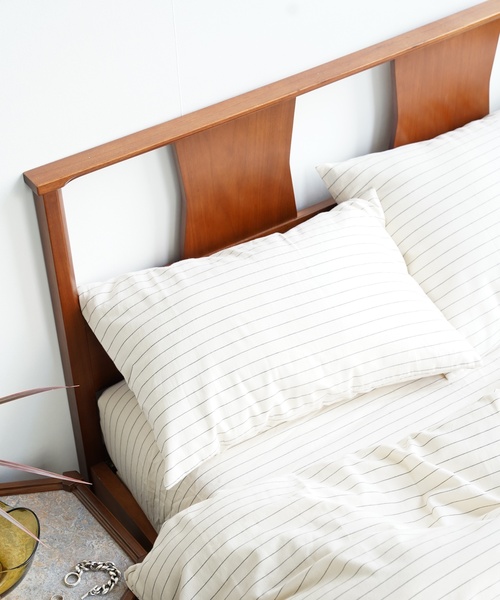 journal standard Furniture （ジャーナルスタンダードファニチャー）の「ふとんカバー ボーダー ダブル（寝具・レディース・アイボリー・FREE）」の15枚目の写真