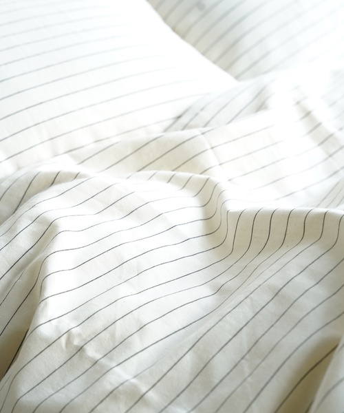 journal standard Furniture （ジャーナルスタンダードファニチャー）の「ふとんカバー ボーダー ダブル（寝具・レディース・アイボリー・FREE）」の18枚目の写真