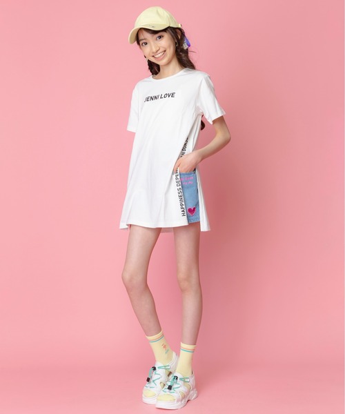 JENNI love（ジェニィラブ）の「レースアップスポサン（サンダル・キッズ・オフホワイト/ブラック・20cm/21cm/22cm/23cm/24cm）」の10枚目の写真