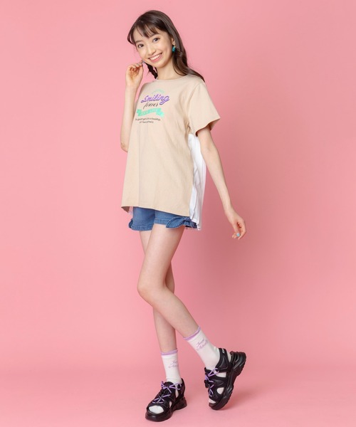 JENNI love（ジェニィラブ）の「レースアップスポサン（サンダル・キッズ・オフホワイト/ブラック・20cm/21cm/22cm/23cm/24cm）」の13枚目の写真