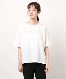 ehka sopo | 筆記体ロゴＴシャツ(Tシャツ/カットソー)