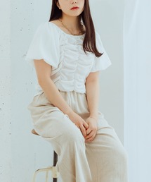 ur,Melty | shirring blouse(シャツ/ブラウス)